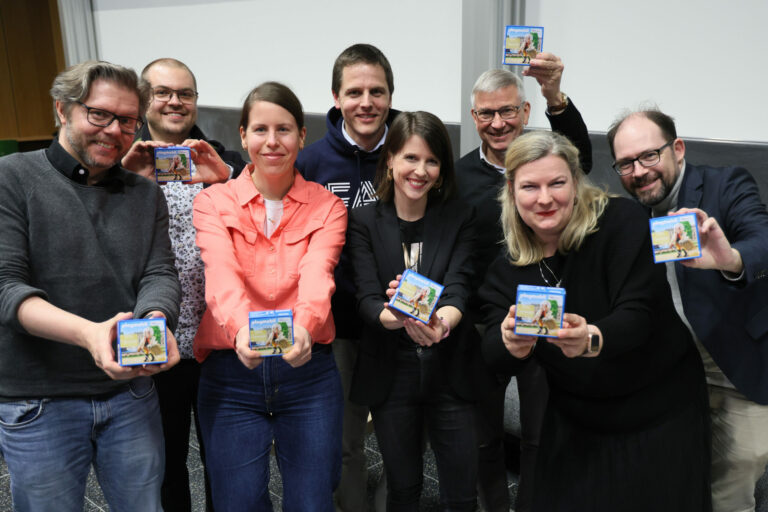 Photos from the opening of the “AI-Experiment”