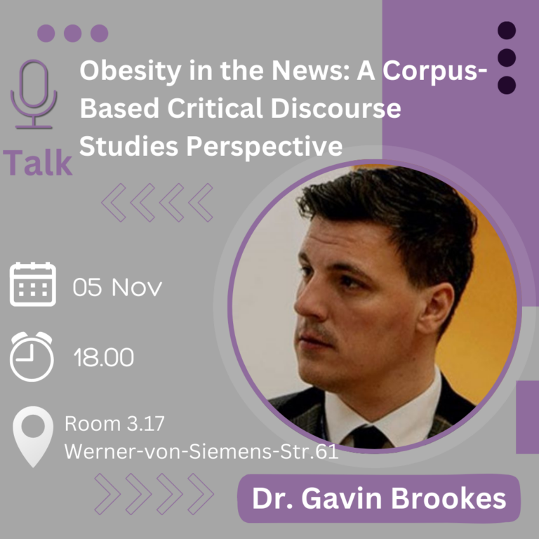 Talk on Obesity in the News: A Corpus-Based Critical Discourse Studies Perspective by Gavin Brookes