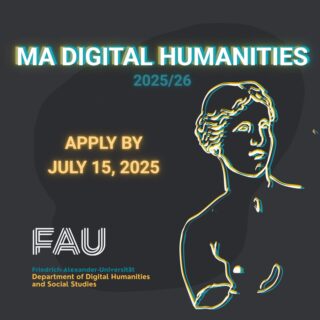 Towards entry "Don’t Miss Out — Apply for the M.A. Digital Humanities by 15 July 2025"