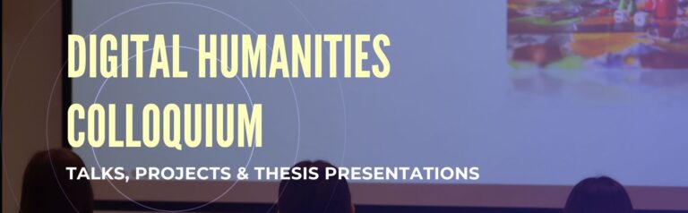 DH Colloquium in the summer term 2026