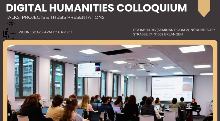 DH Colloquium in WiSe 2026/27